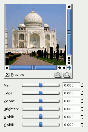 “Lens Distortion” options